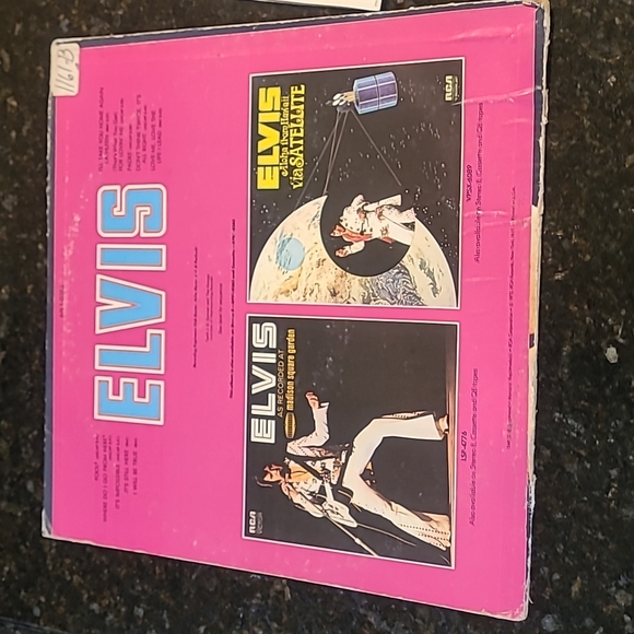 Vintage Elvis LP, used, orange label RCA APL1-0283 stereo - Picture 2 of 7